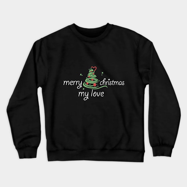 merry christmas Crewneck Sweatshirt by abodehakouk